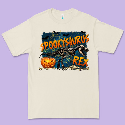 Spooky Saurus Rex Premium Tee Designed By Texasbilliewilder