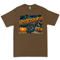 Cacao Spooky Saurus Rex Premium Tee - texasbilliewilder