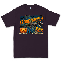Plum Spooky Saurus Rex Premium Tee - texasbilliewilder