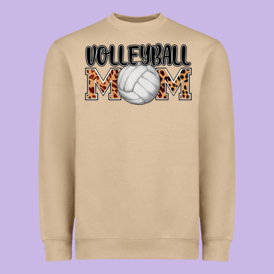 Volleyball Mom Heavyweight Sweatshirt Designed By Adodesignshop