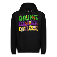 Black Drink drank drunk Premium Hoodie - NancyCooperArtShop