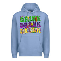 Colony Blue Drink drank drunk Premium Hoodie - NancyCooperArtShop