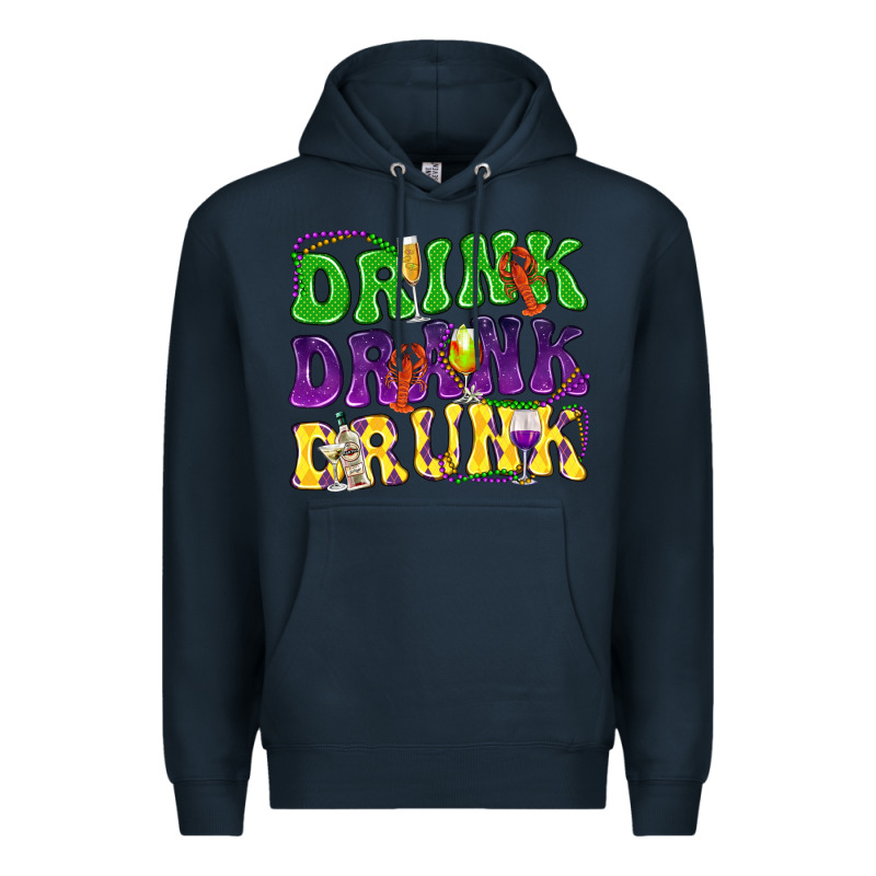 Drink Drank Drunk Premium Hoodie by NancyCooperArtShop | Teevron