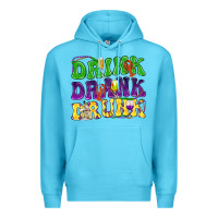 Ocean Blue Drink drank drunk Premium Hoodie - NancyCooperArtShop