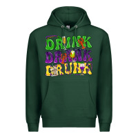 Sports Green Drink drank drunk Premium Hoodie - NancyCooperArtShop