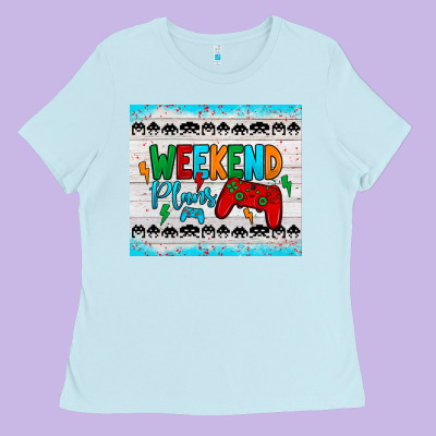 Weekend Plans Ladies Tee Designed By Jahusdesignshop