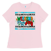 Bubblegum Pink weekend plans Ladies Tee - JahusDesignShop