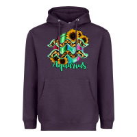 Plum Aquarius Zodiac Heavyweight Hoodie - Bettercallsaul