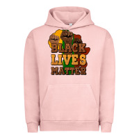 Pigment Salmon black lives matter Urban Hoodie - HowdyJamesFarm