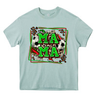Soccer Mama With Leopard Heavy Core Tee | Teevron