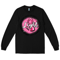Black fight breast cancer Long Sleeve Tee - MaliasSmallBusiness
