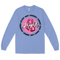 Colony Blue fight breast cancer Long Sleeve Tee - MaliasSmallBusiness