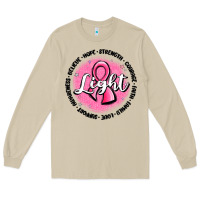 Mushroom fight breast cancer Long Sleeve Tee - MaliasSmallBusiness