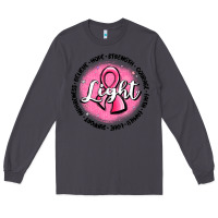 Smoke fight breast cancer Long Sleeve Tee - MaliasSmallBusiness