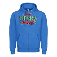 True Royal one merry nurse Zipper Hoodie - MaliasSmallBusiness