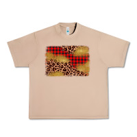 Burro christmas leopard glitter background Urban Heavy Tee - AdoDesignShop