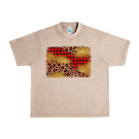 French Oak christmas leopard glitter background Urban Heavy Tee - AdoDesignShop