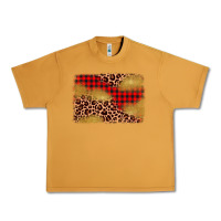 Peanut Butter christmas leopard glitter background Urban Heavy Tee - AdoDesignShop
