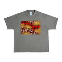 Tornado christmas leopard glitter background Urban Heavy Tee - AdoDesignShop