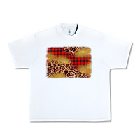White christmas leopard glitter background Urban Heavy Tee - AdoDesignShop
