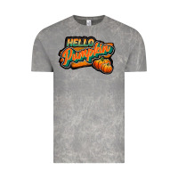 Cloud Rock hello pumpkin black Vintage Tee - JahusDesignShop
