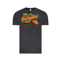 Vintage Black hello pumpkin black Vintage Tee - JahusDesignShop