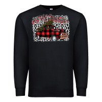 Black Merry Christmas Truck Premium Sweatshirt - Bettercallsaul