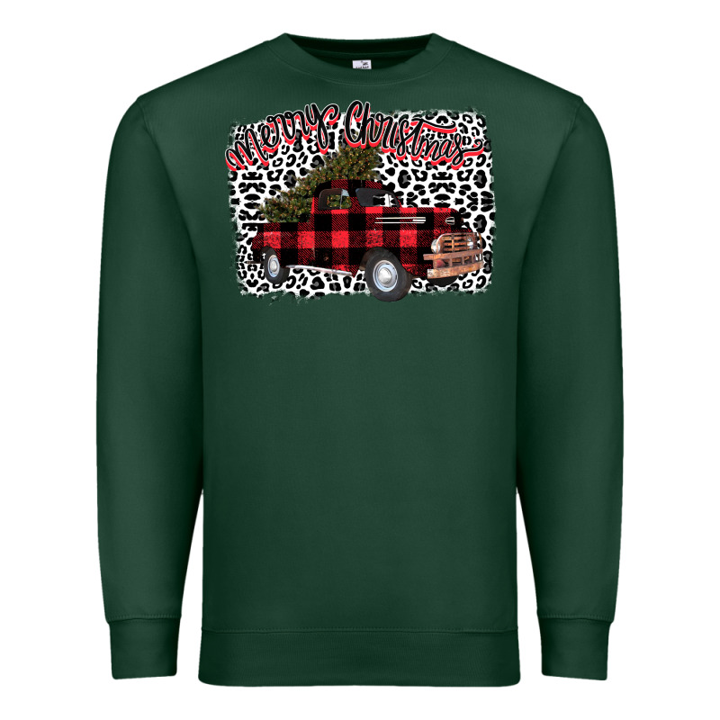Merry Christmas Truck Premium Sweatshirt by Bettercallsaul | Teevron