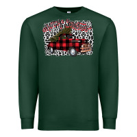 Sports Green Merry Christmas Truck Premium Sweatshirt - Bettercallsaul
