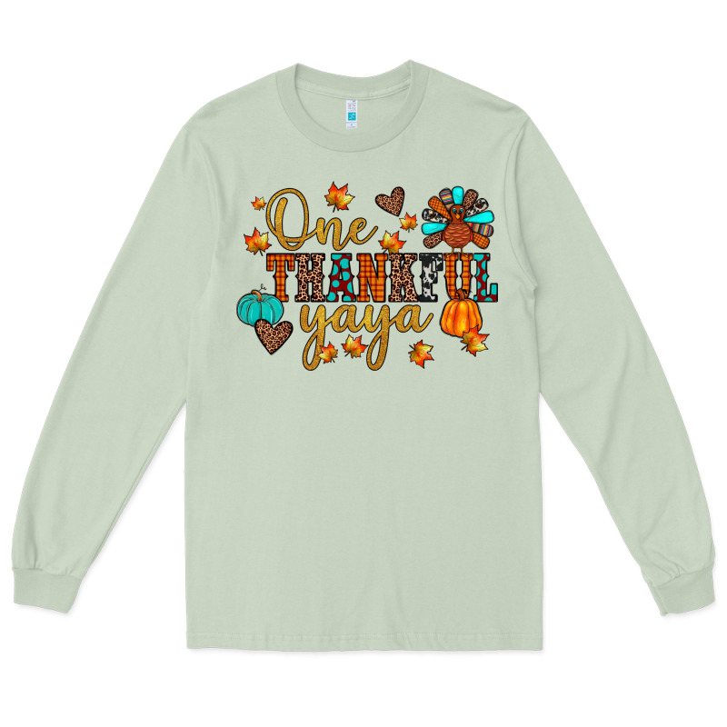 One Thankful Yaya Long Sleeve Tee by JahusDesignShop | Teevron