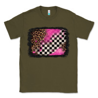Army Green racing leopard background Classic Tee - Jasminsmagicworld