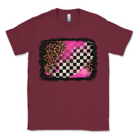 Burgundy racing leopard background Classic Tee - Jasminsmagicworld