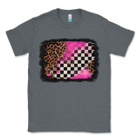 Charcoal Heather racing leopard background Classic Tee - Jasminsmagicworld