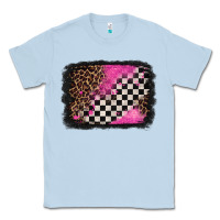 Dusty Blue racing leopard background Classic Tee - Jasminsmagicworld