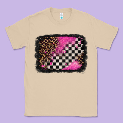 Racing Leopard Background Classic Tee Designed By Jasminsmagicworld