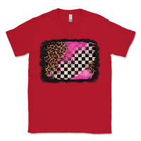 Red racing leopard background Classic Tee - Jasminsmagicworld