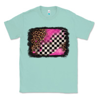 Seafoam racing leopard background Classic Tee - Jasminsmagicworld