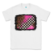 White racing leopard background Classic Tee - Jasminsmagicworld