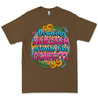 Cacao throwing sarcasm around like confetti Premium Tee - Zillion Design Studio