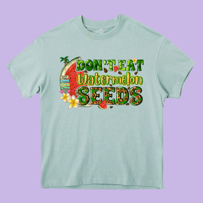Dont Eat Watermelon Seeds With Summer Heavy Core Tee Designed By Texasbilliewilder