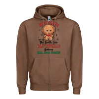 Chestnut mrs claus the north pole gingerbread bakery real g Zipper Hoodie - MaliasSmallBusiness