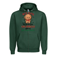 Sports Green mrs claus the north pole gingerbread bakery real g Zipper Hoodie - MaliasSmallBusiness