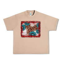 Burro Christmas gemstone leopard background Urban Heavy Tee - AdoDesignShop