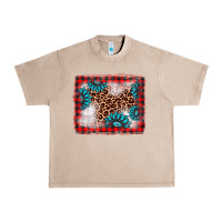 French Oak Christmas gemstone leopard background Urban Heavy Tee - AdoDesignShop