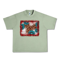 Oil Green Christmas gemstone leopard background Urban Heavy Tee - AdoDesignShop