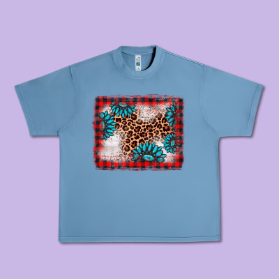 Christmas Gemstone Leopard Background Urban Heavy Tee Designed By Adodesignshop