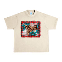 Sandshell Christmas gemstone leopard background Urban Heavy Tee - AdoDesignShop