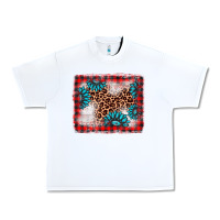 White Christmas gemstone leopard background Urban Heavy Tee - AdoDesignShop