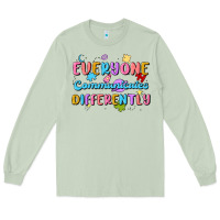 Matcha everyone communicates differently Long Sleeve Tee - MaliasSmallBusiness