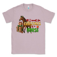 Lilac All I Want For Christmas Is A Horse Classic Tee - LillyAllenDesigns